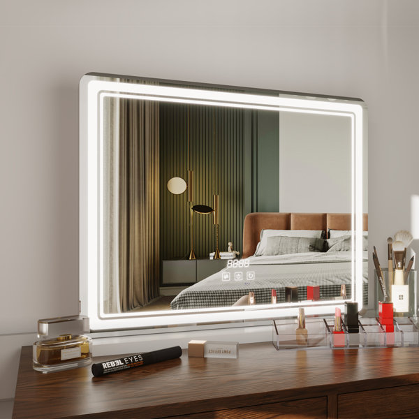 Orren Ellis Vanity Mirror With Lights Wayfair